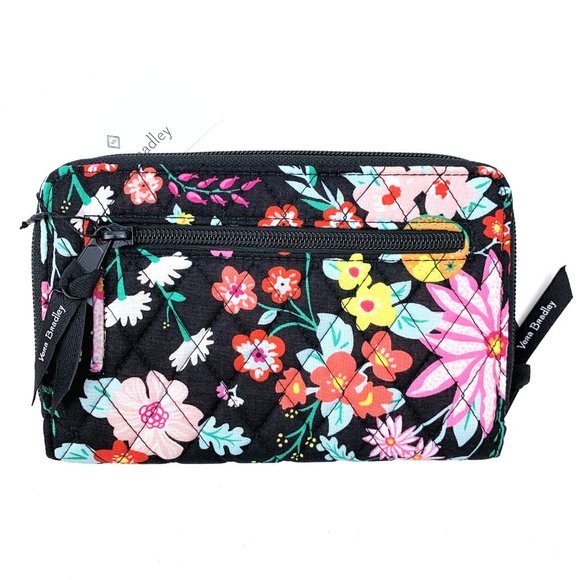 Vera Bradley Tangerine Twist RFID Turnlock Wallet - Picture 2 of 5